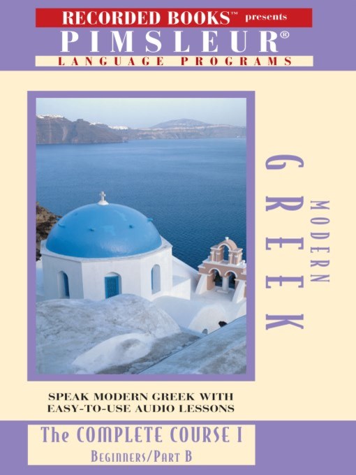 Title details for Greek IB by Pimsleur Language Program - Available
